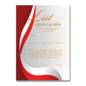 List gratulacyjny GN84