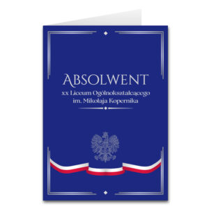 Teczka Absolwenta Szkoły Średniej / Liceum / Technikum /z indywidualnym nadrukiem/