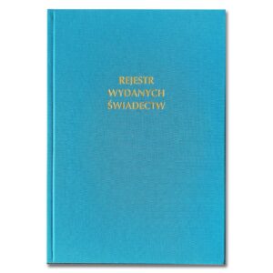 Rejestr wydanych świadectw