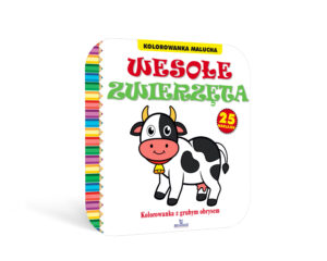 Wesołe zwierzęta - kolorowanka
