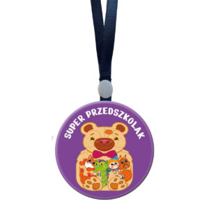 Medal lub przypinka SUPER PRZEDSZKOLAK